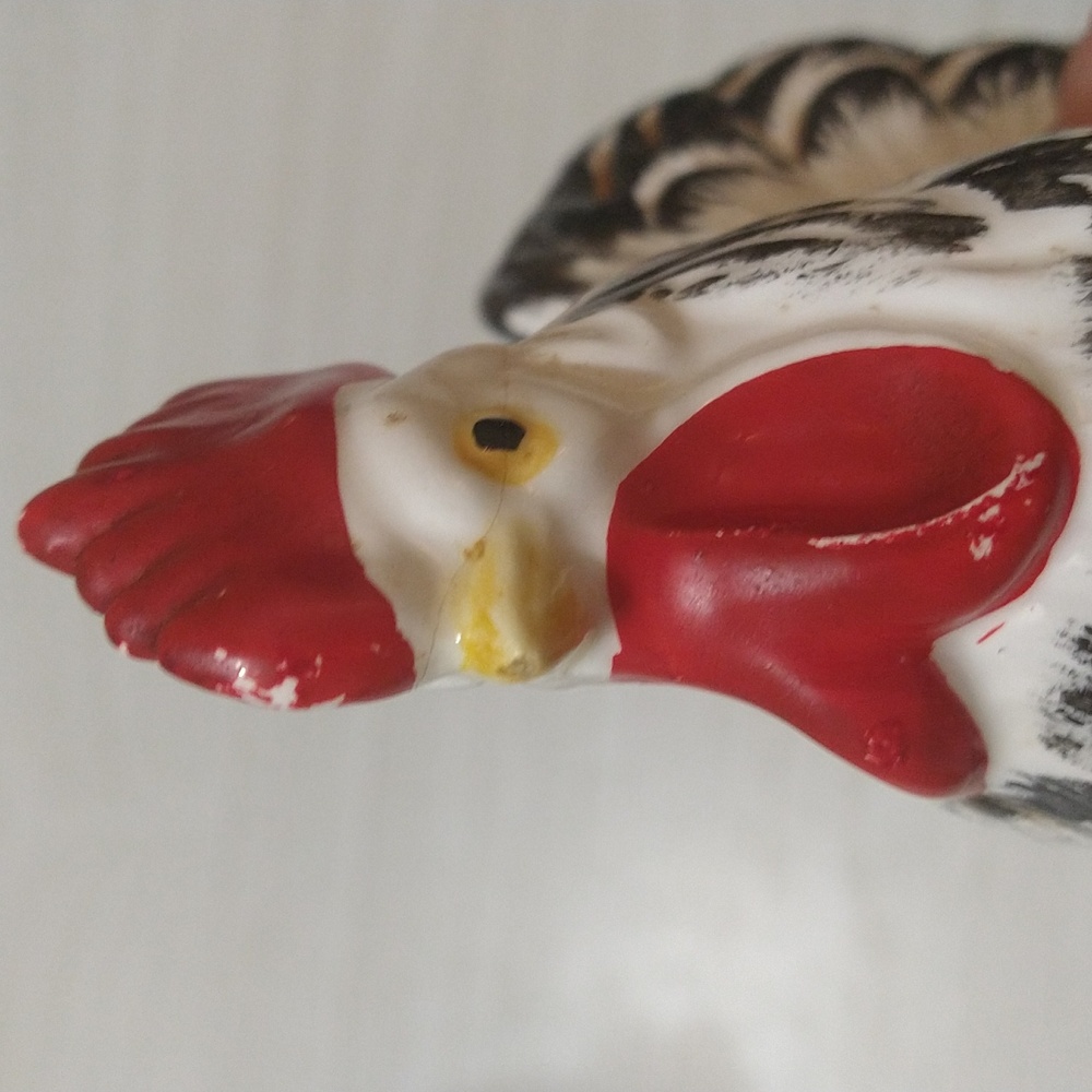 Vintage Lefton Ceramic Hand Painted Rooster - Picture 8 of 8